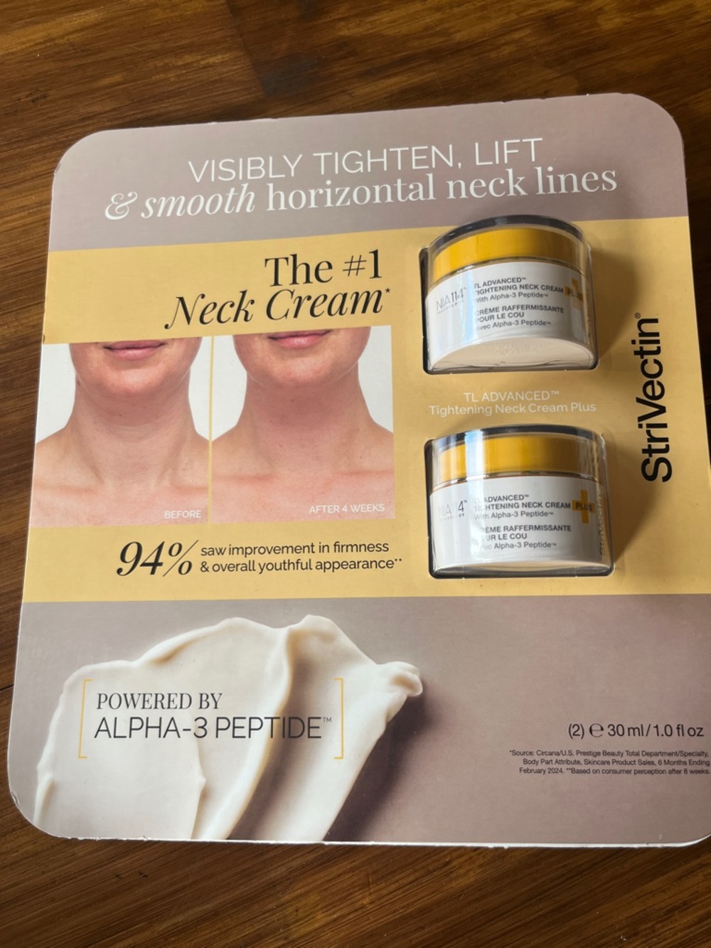 NIB StriVectin TL Advanced Tightening Neck Cream Plus